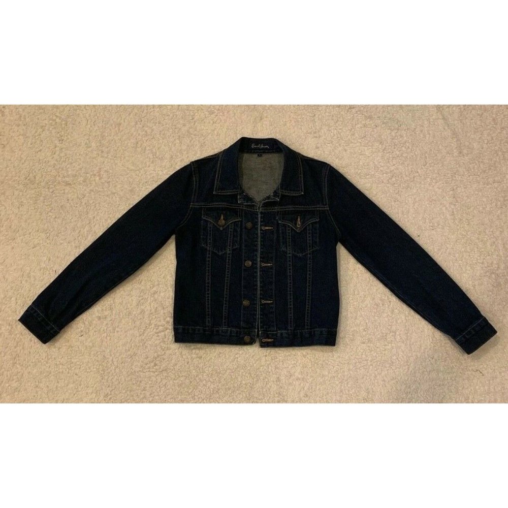 Earl Jeans| Women's Dark Denim Trucker Jean Jacket